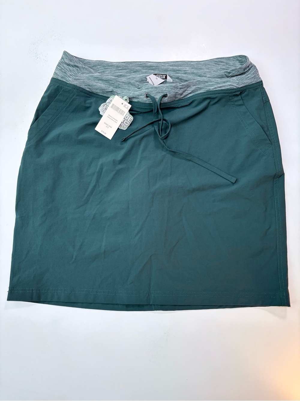 Duluth Trading Co Armachillo Cooling Teal Skort